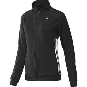 Adidas Climalite Black Full Zip Track Jacket || Women’s Size Small